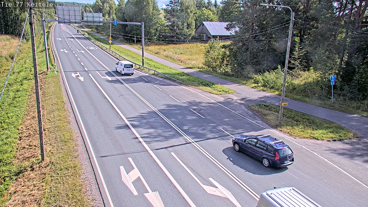 Weather Camera Image Road 77 Keitele, Keitele, Pohjois-Savo