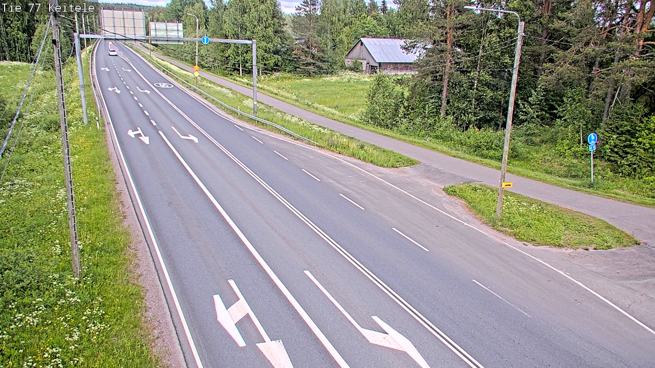 Kelikamerat Kuva Tie 77 Keitele, Keitele, Pohjois-Savo