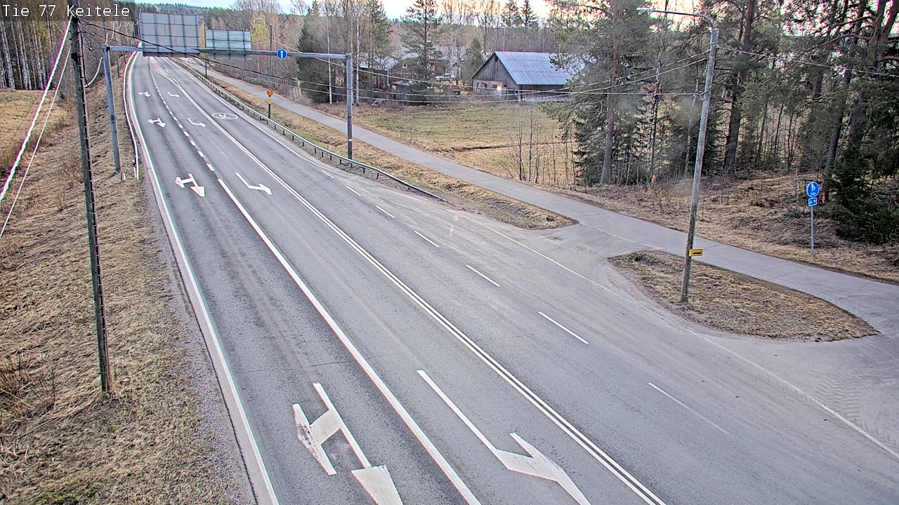 Weather Camera Image Road 77 Keitele, Keitele, Pohjois-Savo