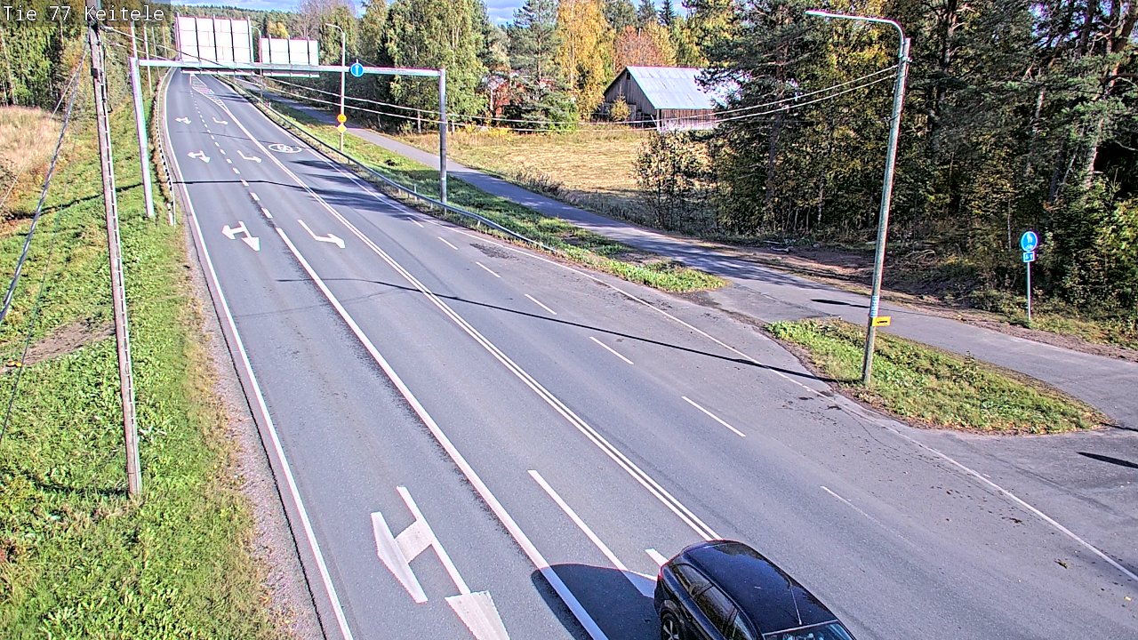 Weather Camera Image Road 77 Keitele, Keitele, Pohjois-Savo