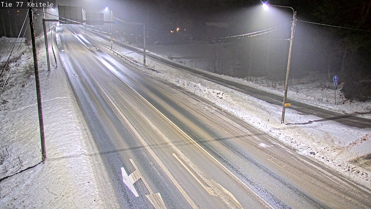 Weather Camera Image Väg 77 Keitele, Keitele, Pohjois-Savo