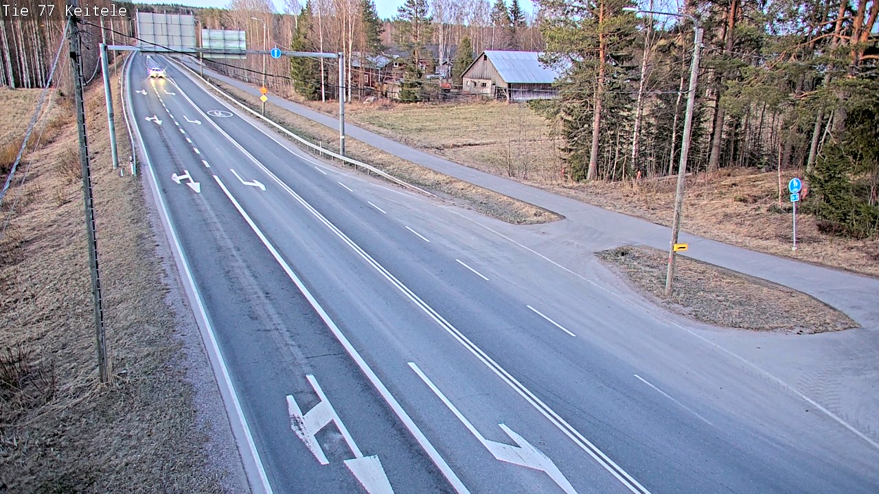 Weather Camera Image Väg 77 Keitele, Keitele, Pohjois-Savo