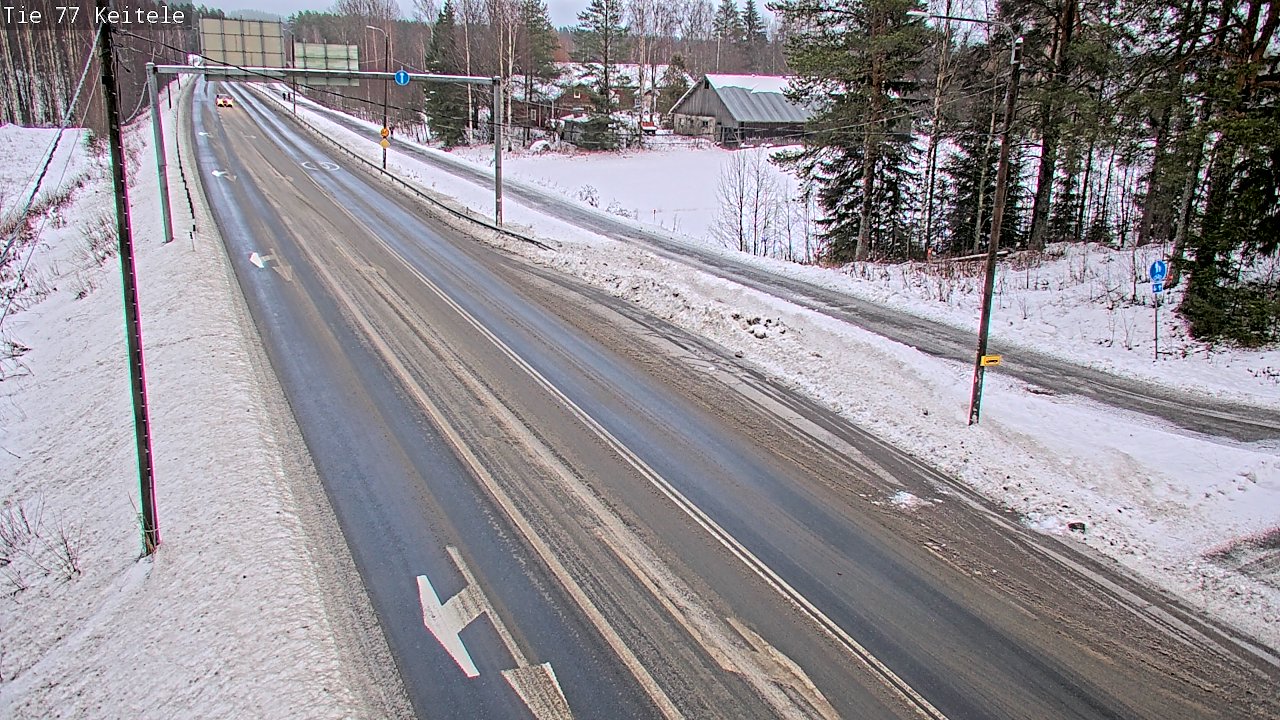 Weather Camera Image Väg 77 Keitele, Keitele, Pohjois-Savo