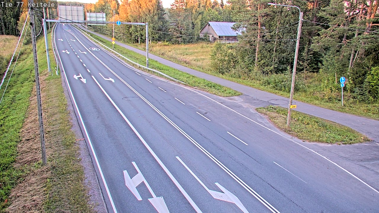Weather Camera Image Road 77 Keitele, Keitele, Pohjois-Savo