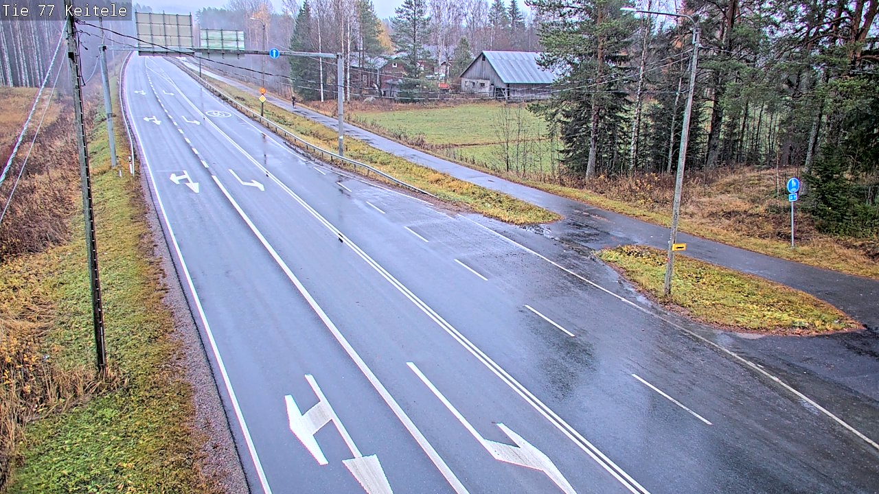 Weather Camera Image Väg 77 Keitele, Keitele, Pohjois-Savo