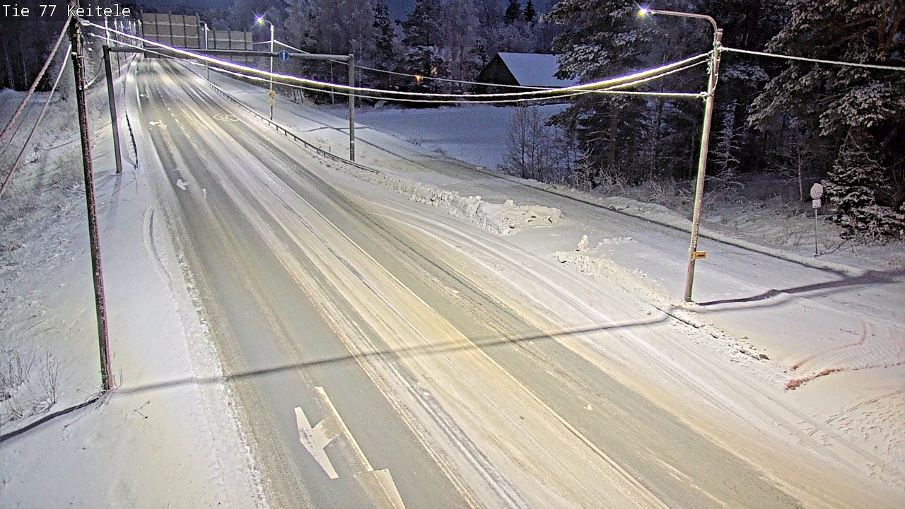 Weather Camera Image Väg 77 Keitele, Keitele, Pohjois-Savo