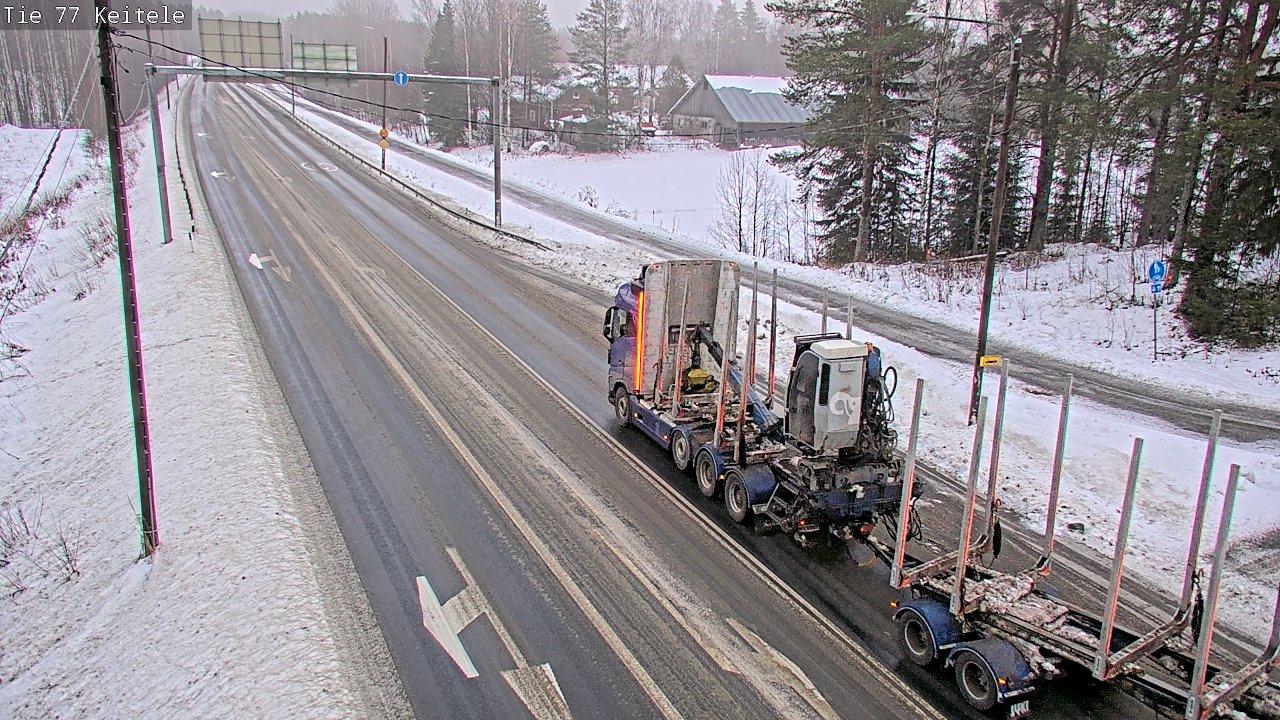 Weather Camera Image Väg 77 Keitele, Keitele, Pohjois-Savo