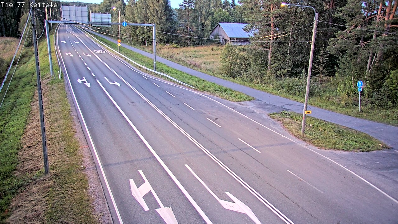 Weather Camera Image Road 77 Keitele, Keitele, Pohjois-Savo