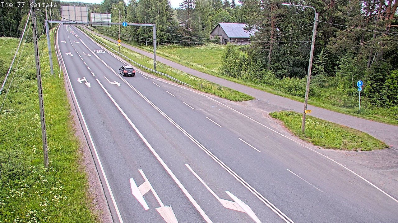 Kelikamerat Kuva Tie 77 Keitele, Keitele, Pohjois-Savo