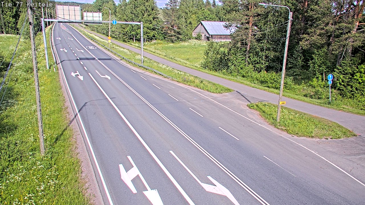 Kelikamerat Kuva Tie 77 Keitele, Keitele, Pohjois-Savo