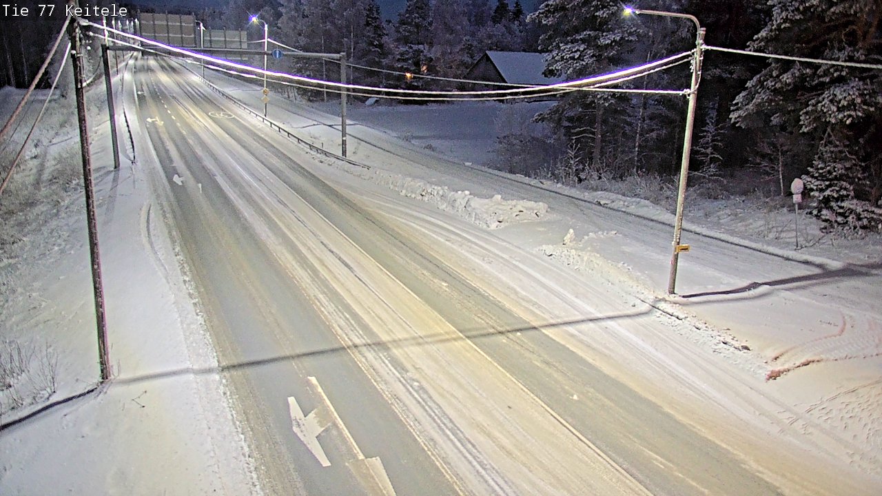 Weather Camera Image Road 77 Keitele, Keitele, Pohjois-Savo