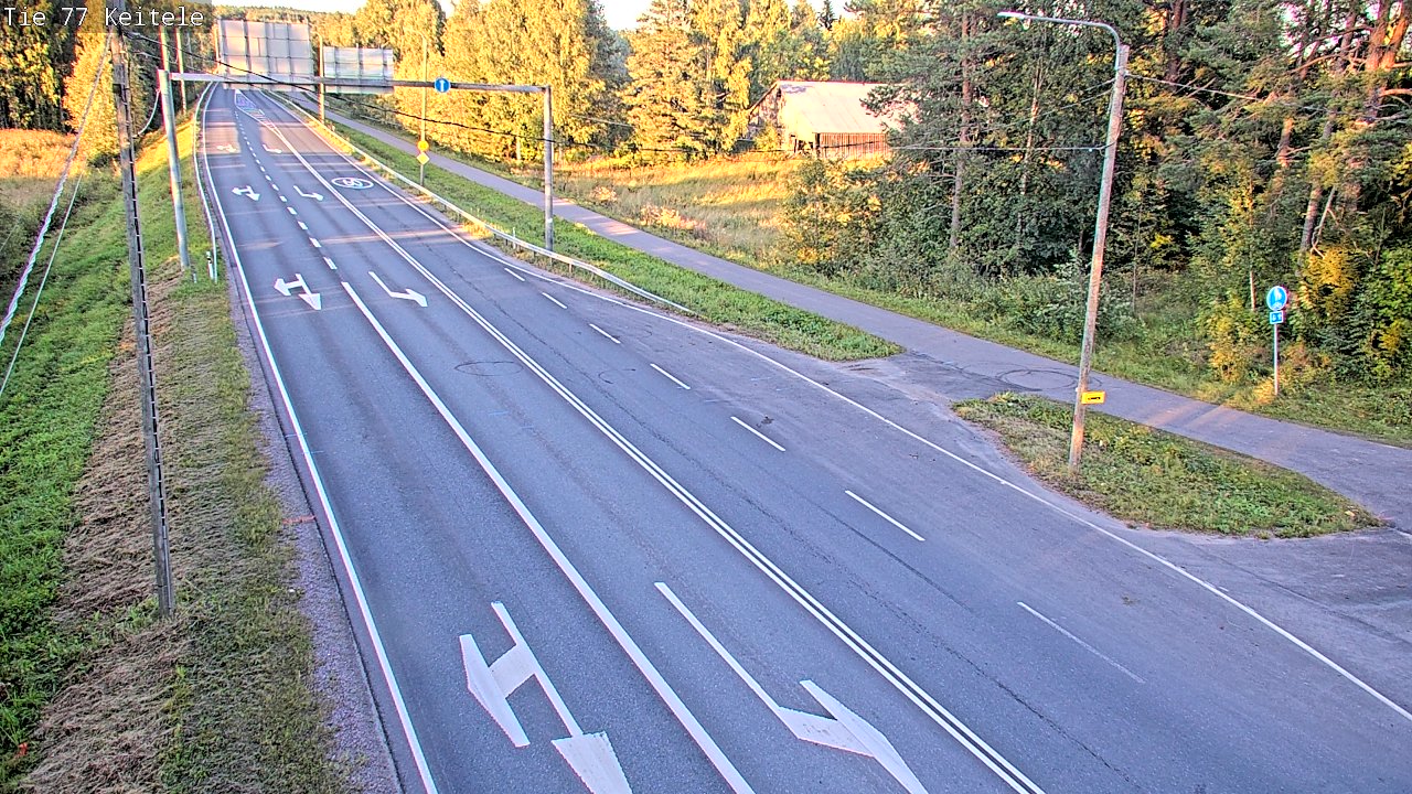 Weather Camera Image Road 77 Keitele, Keitele, Pohjois-Savo