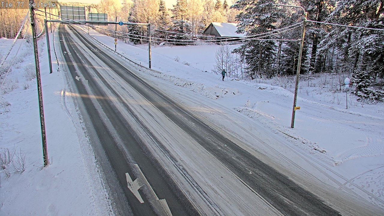 Weather Camera Image Väg 77 Keitele, Keitele, Pohjois-Savo