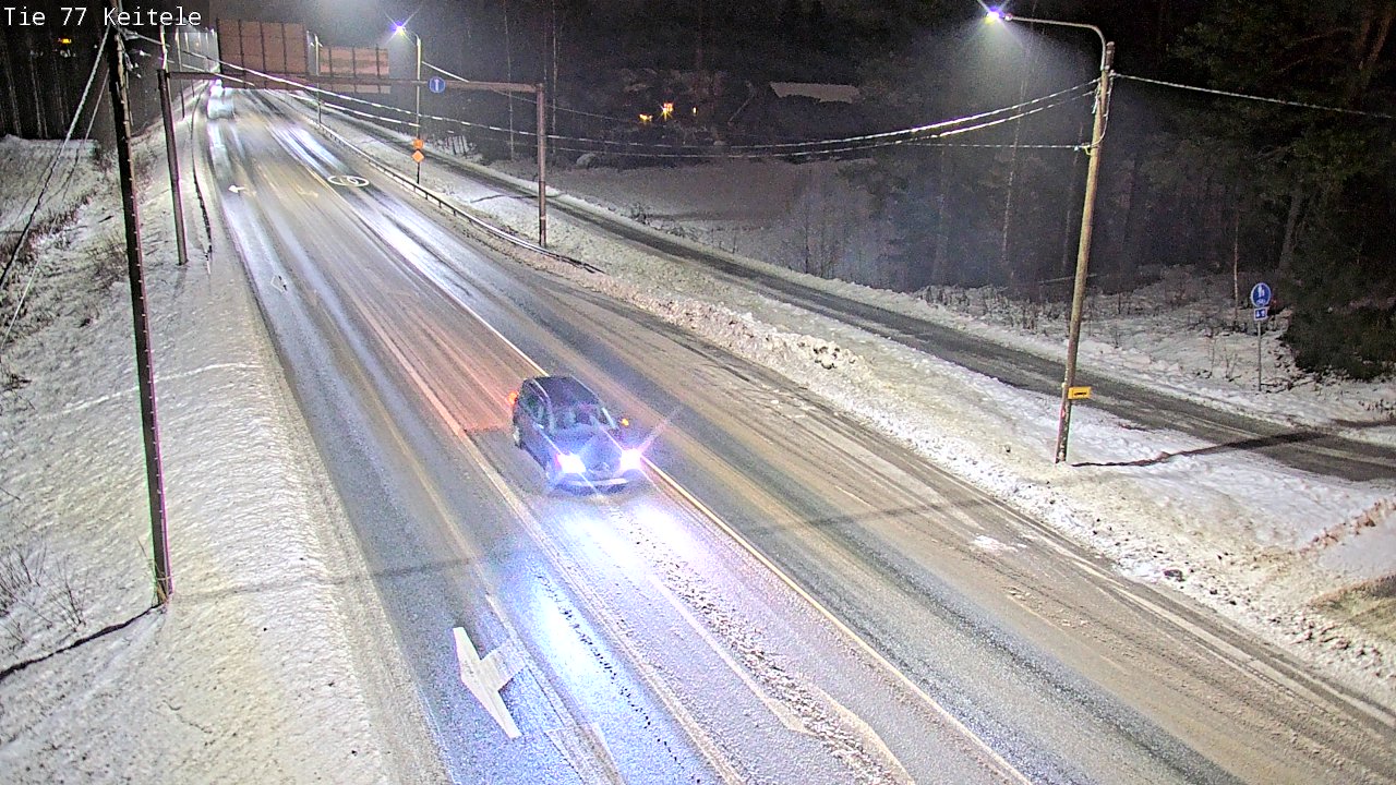 Weather Camera Image Väg 77 Keitele, Keitele, Pohjois-Savo