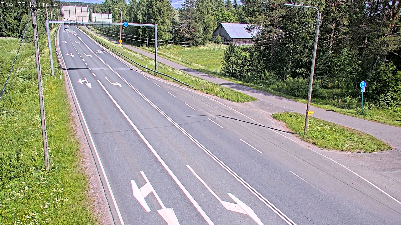 Kelikamerat Kuva Tie 77 Keitele, Keitele, Pohjois-Savo