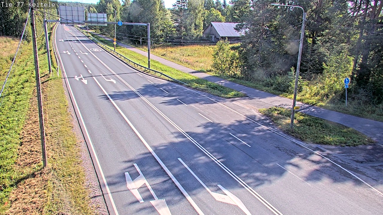 Weather Camera Image Road 77 Keitele, Keitele, Pohjois-Savo