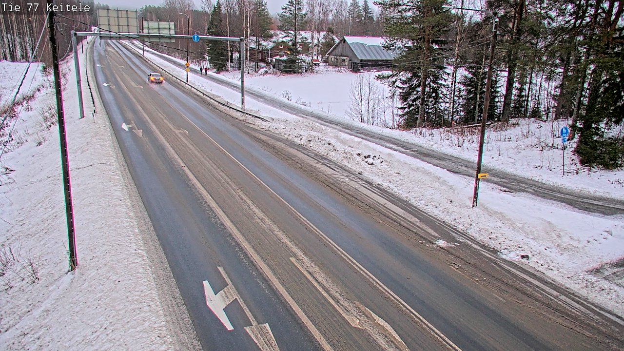 Weather Camera Image Road 77 Keitele, Keitele, Pohjois-Savo