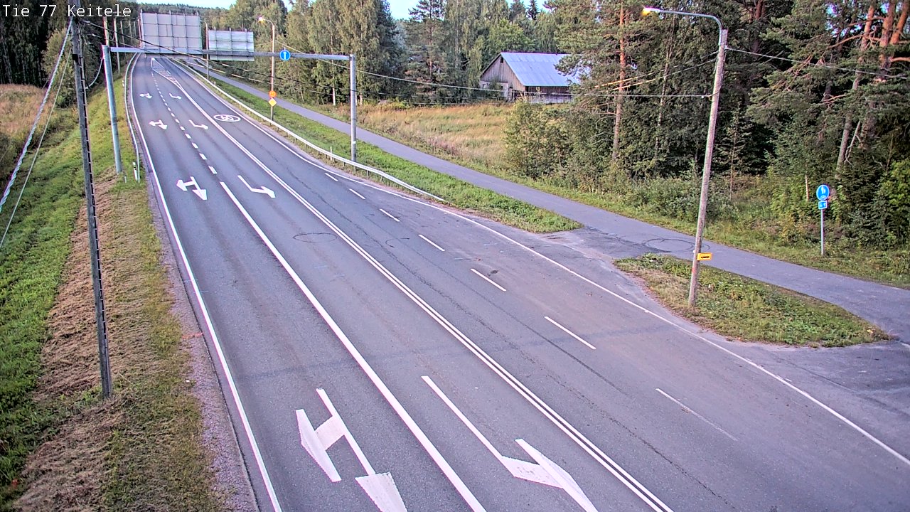 Weather Camera Image Road 77 Keitele, Keitele, Pohjois-Savo