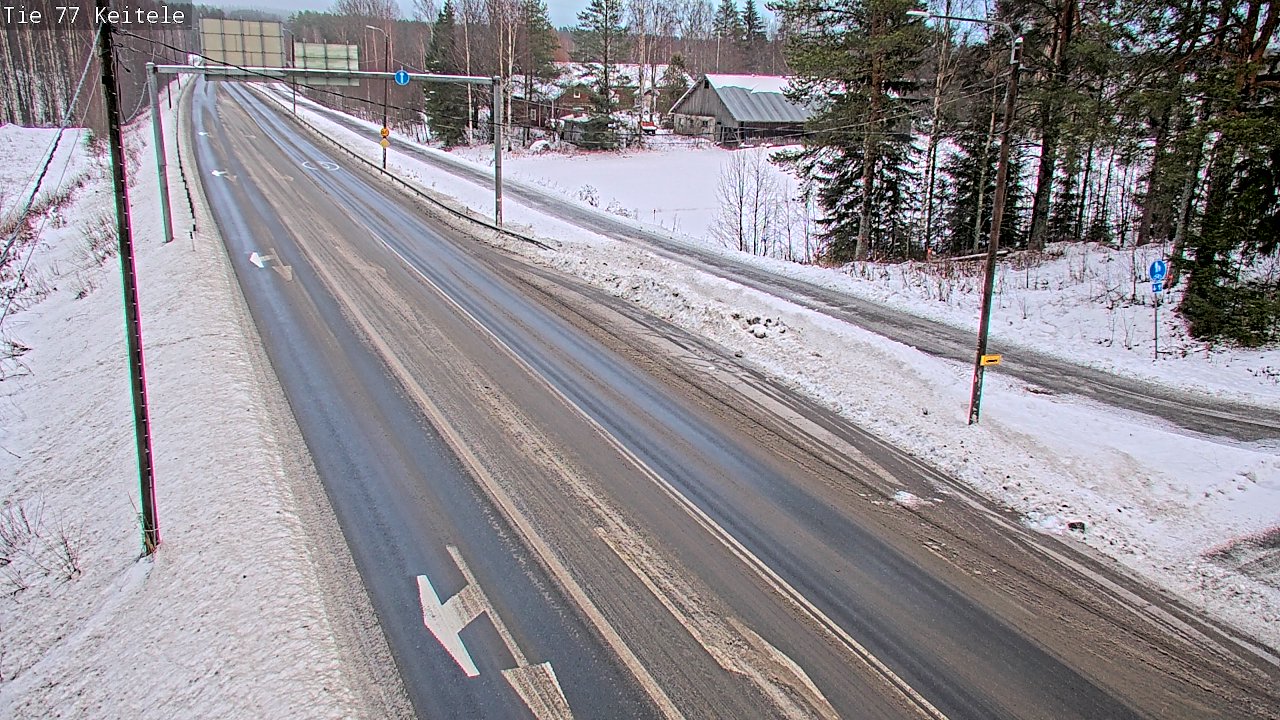 Weather Camera Image Väg 77 Keitele, Keitele, Pohjois-Savo
