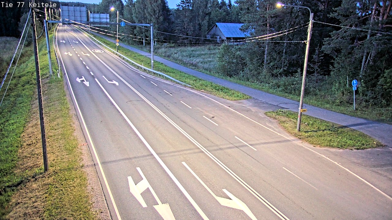 Weather Camera Image Road 77 Keitele, Keitele, Pohjois-Savo