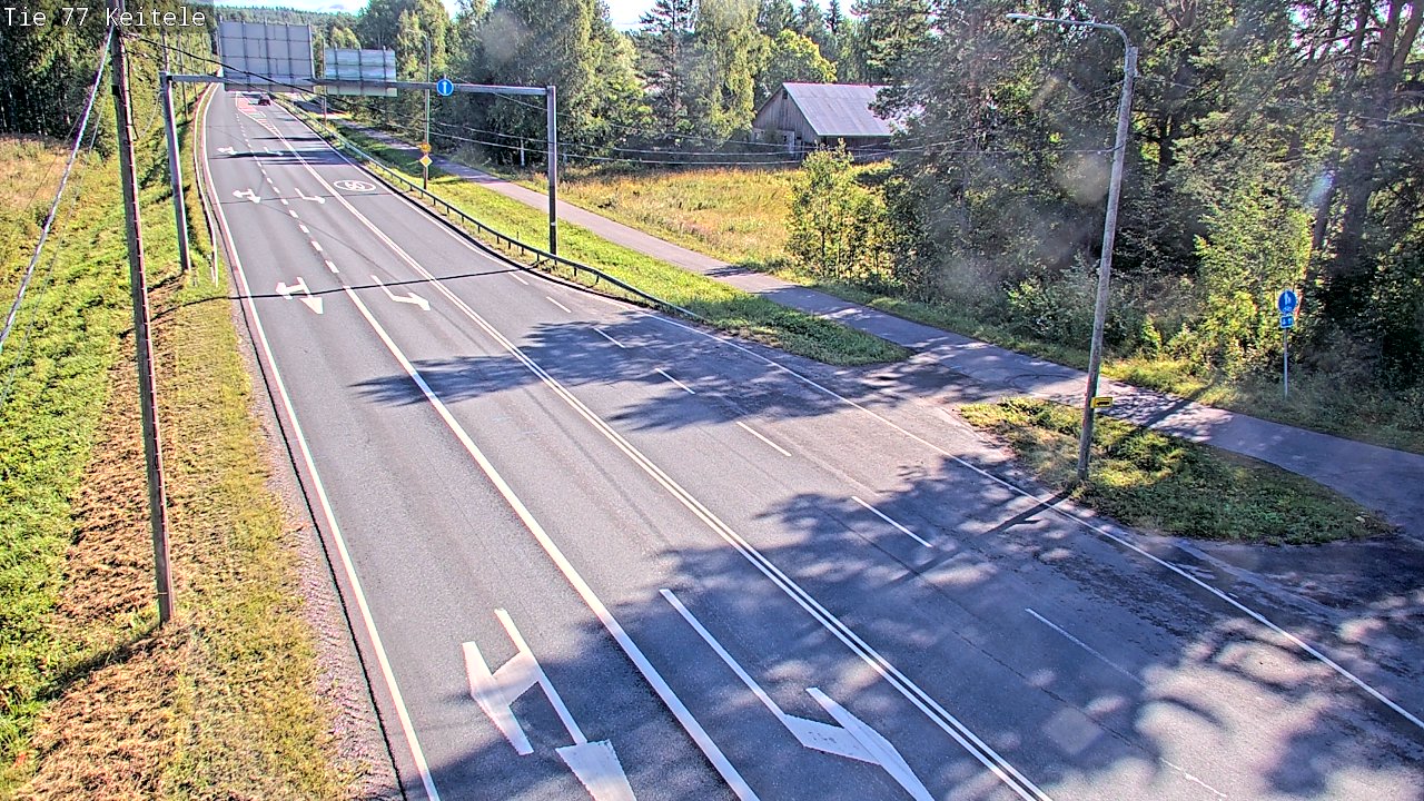 Weather Camera Image Road 77 Keitele, Keitele, Pohjois-Savo