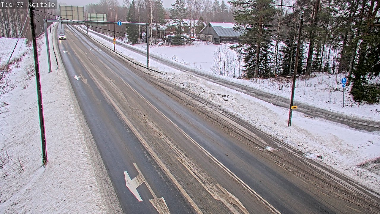 Weather Camera Image Väg 77 Keitele, Keitele, Pohjois-Savo