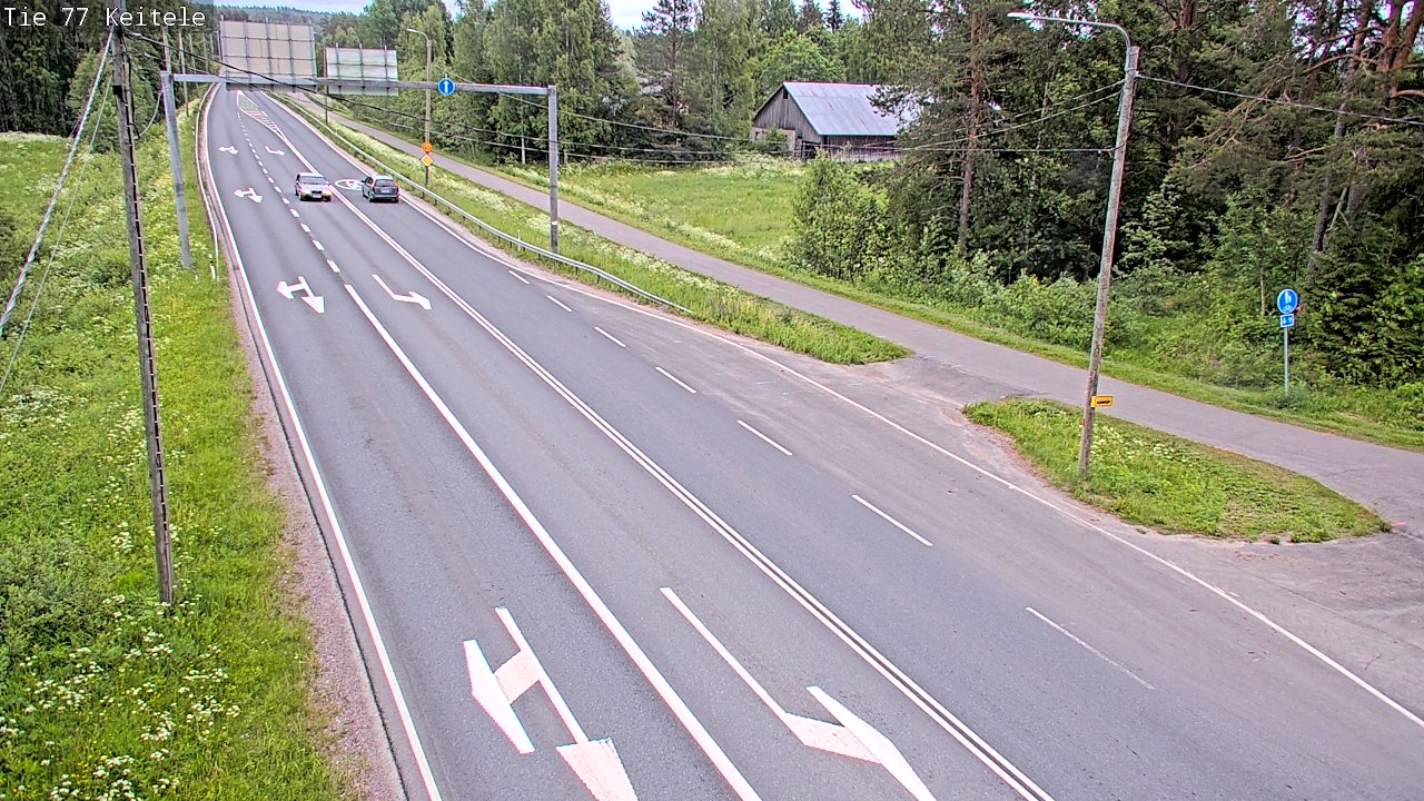 Kelikamerat Kuva Tie 77 Keitele, Keitele, Pohjois-Savo
