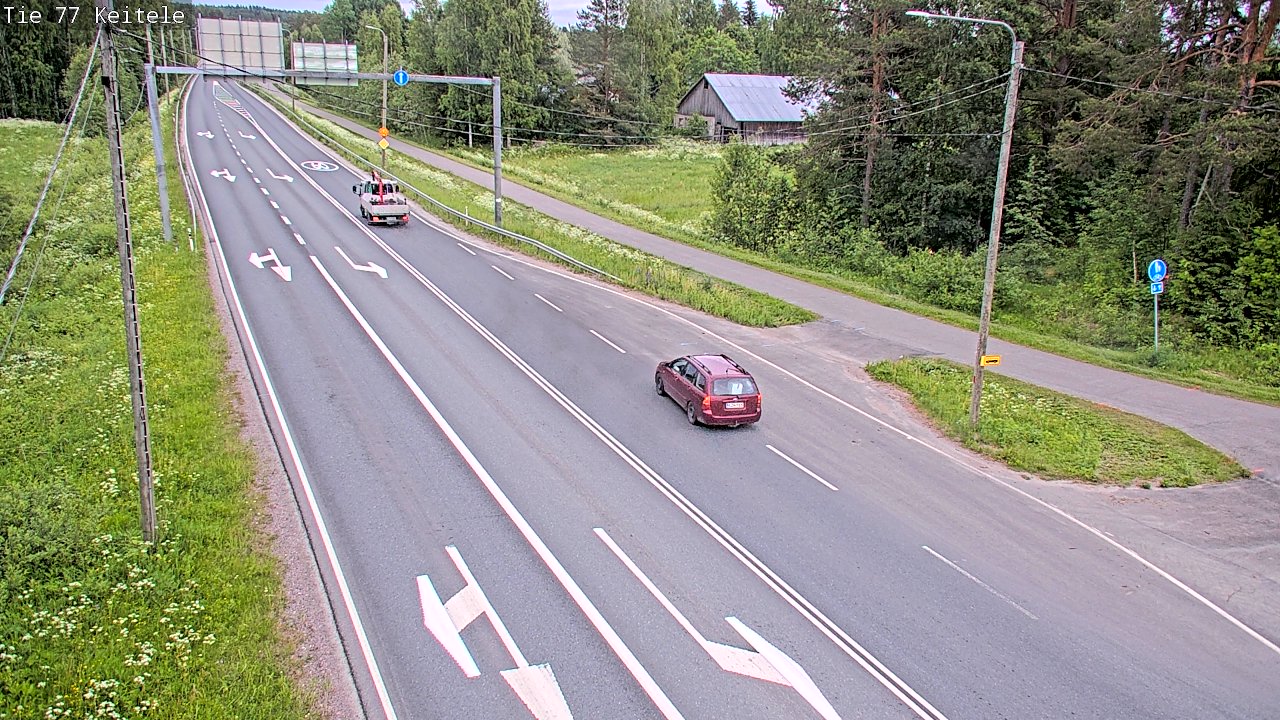 Kelikamerat Kuva Tie 77 Keitele, Keitele, Pohjois-Savo