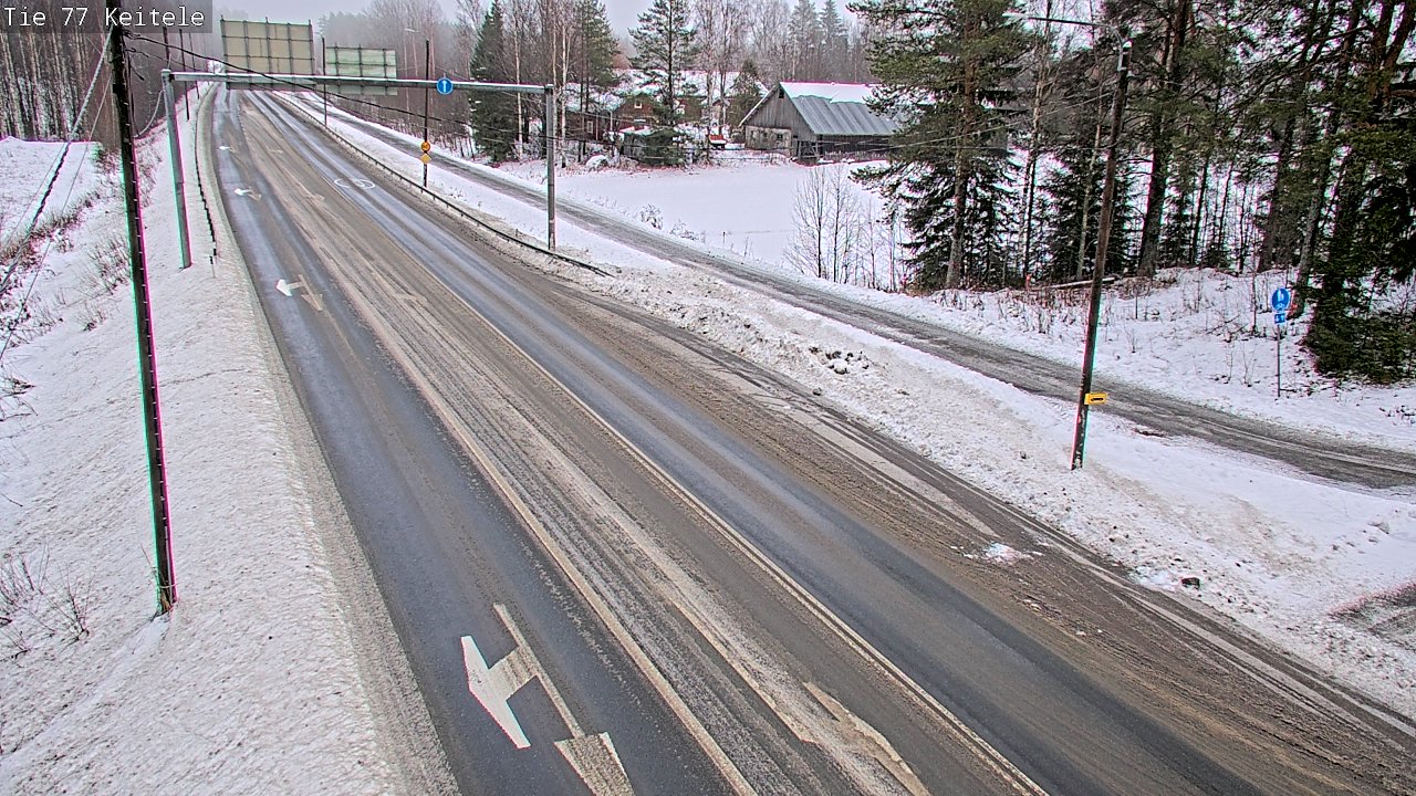 Weather Camera Image Väg 77 Keitele, Keitele, Pohjois-Savo