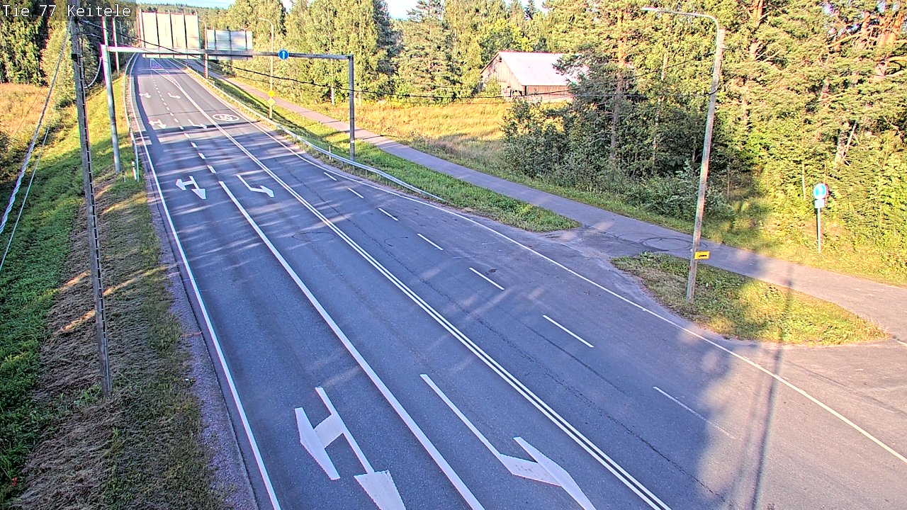 Weather Camera Image Road 77 Keitele, Keitele, Pohjois-Savo