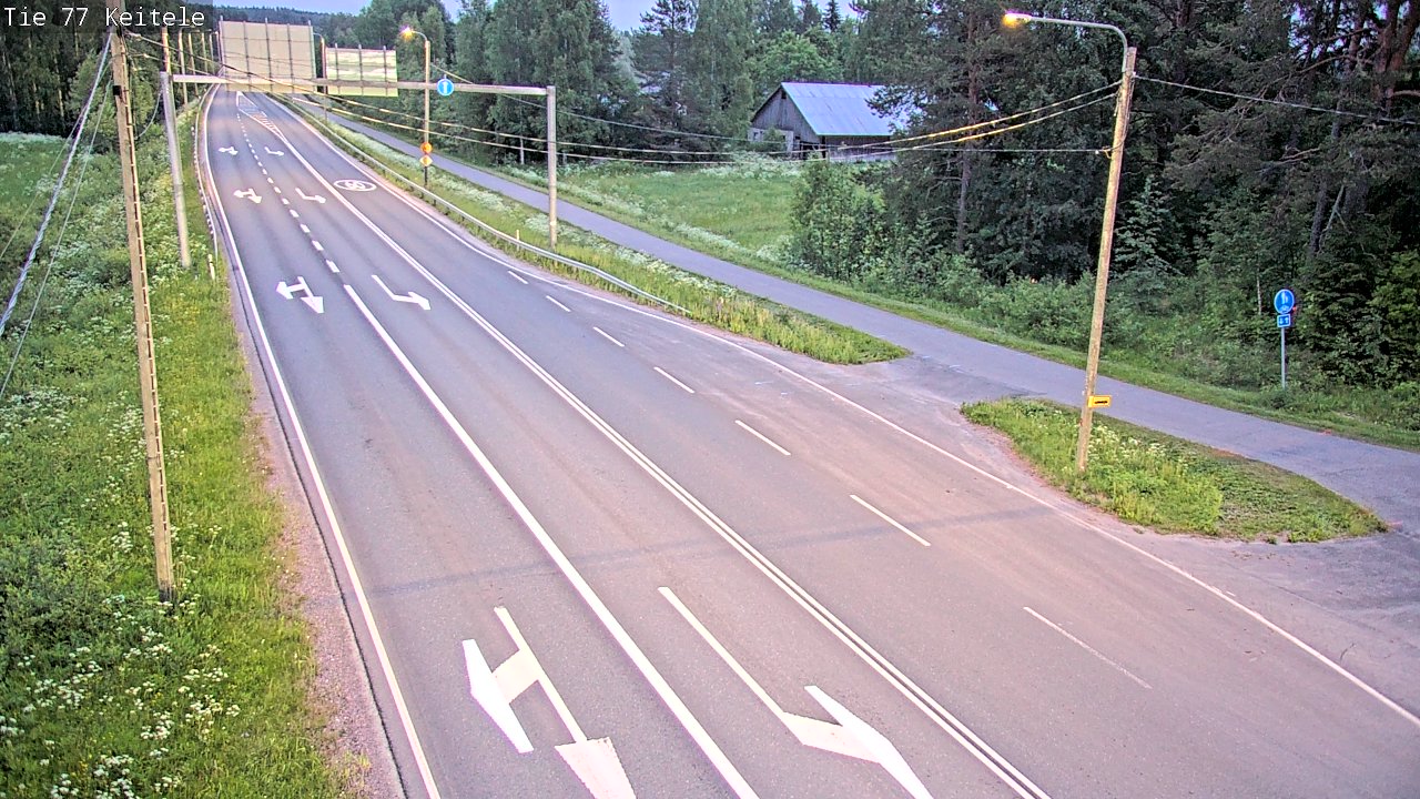 Kelikamerat Kuva Tie 77 Keitele, Keitele, Pohjois-Savo