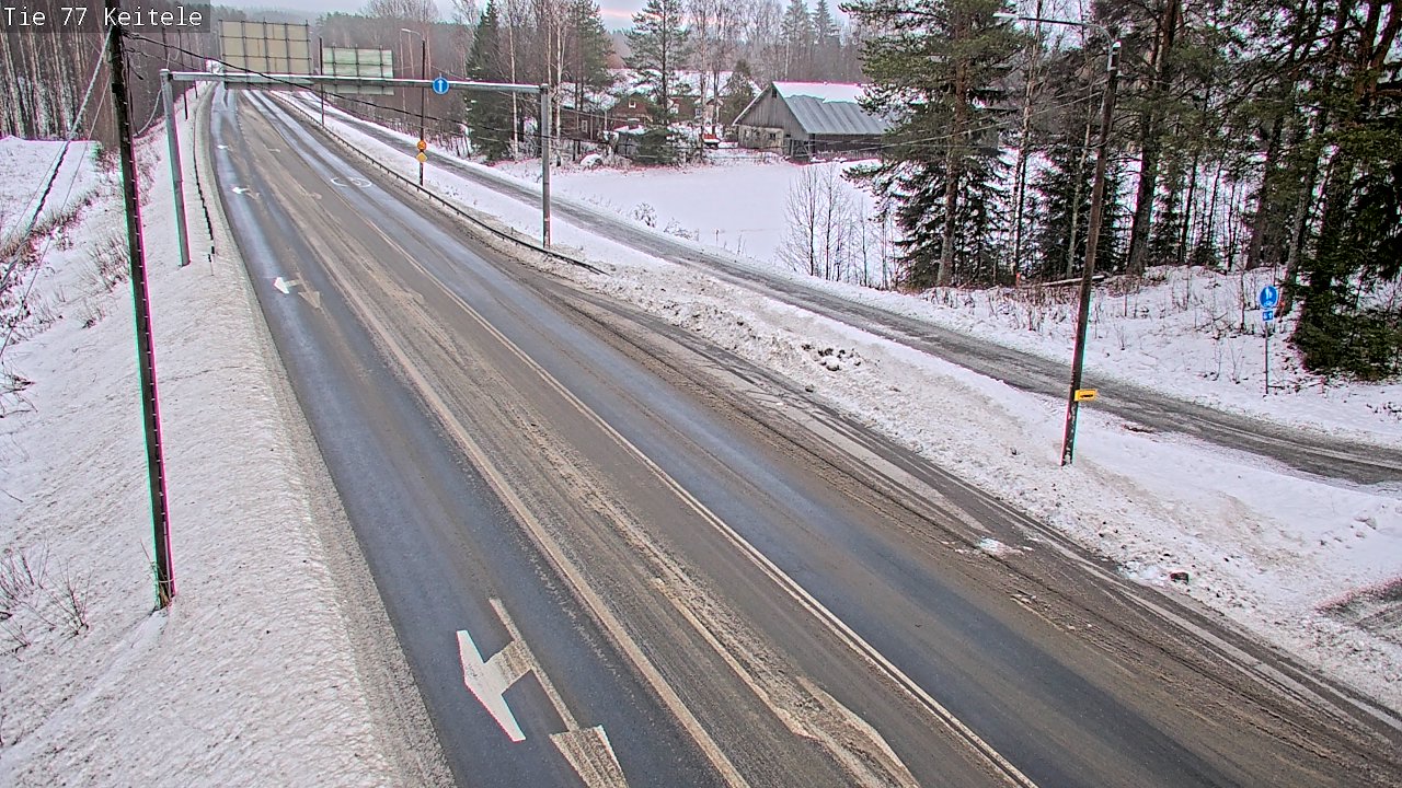 Weather Camera Image Väg 77 Keitele, Keitele, Pohjois-Savo