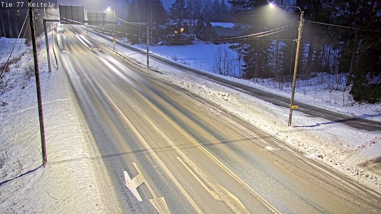 Weather Camera Image Väg 77 Keitele, Keitele, Pohjois-Savo