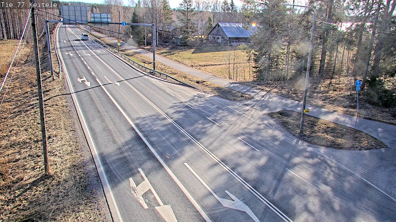 Weather Camera Image Väg 77 Keitele, Keitele, Pohjois-Savo