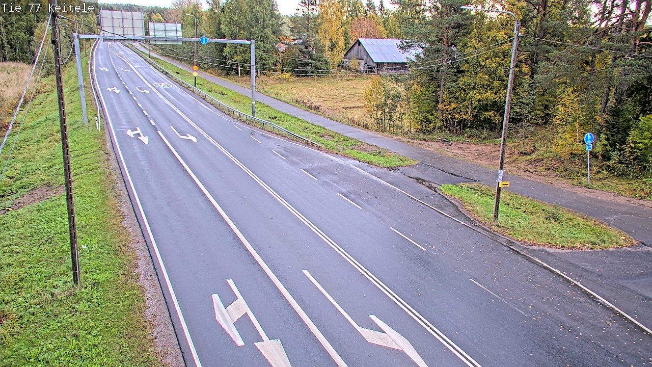 Weather Camera Image Road 77 Keitele, Keitele, Pohjois-Savo