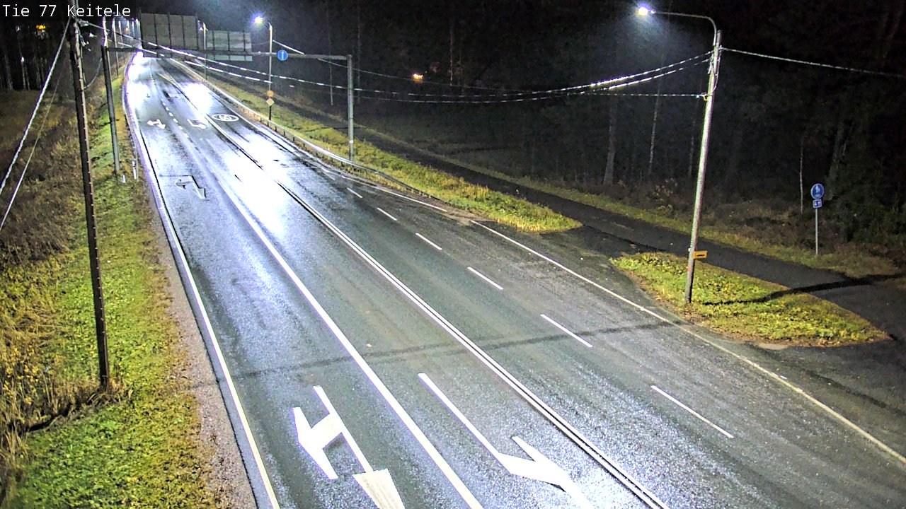 Weather Camera Image Väg 77 Keitele, Keitele, Pohjois-Savo