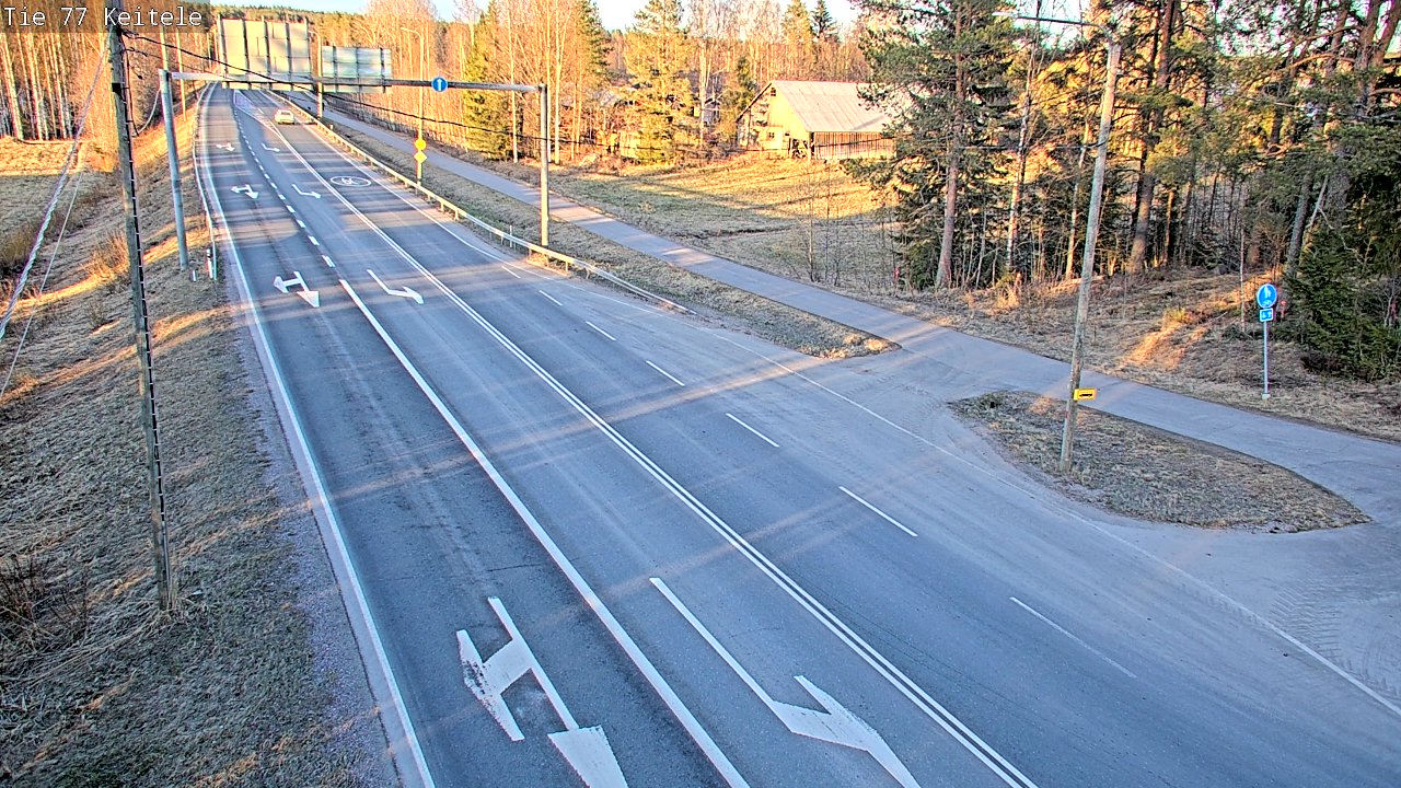 Weather Camera Image Väg 77 Keitele, Keitele, Pohjois-Savo