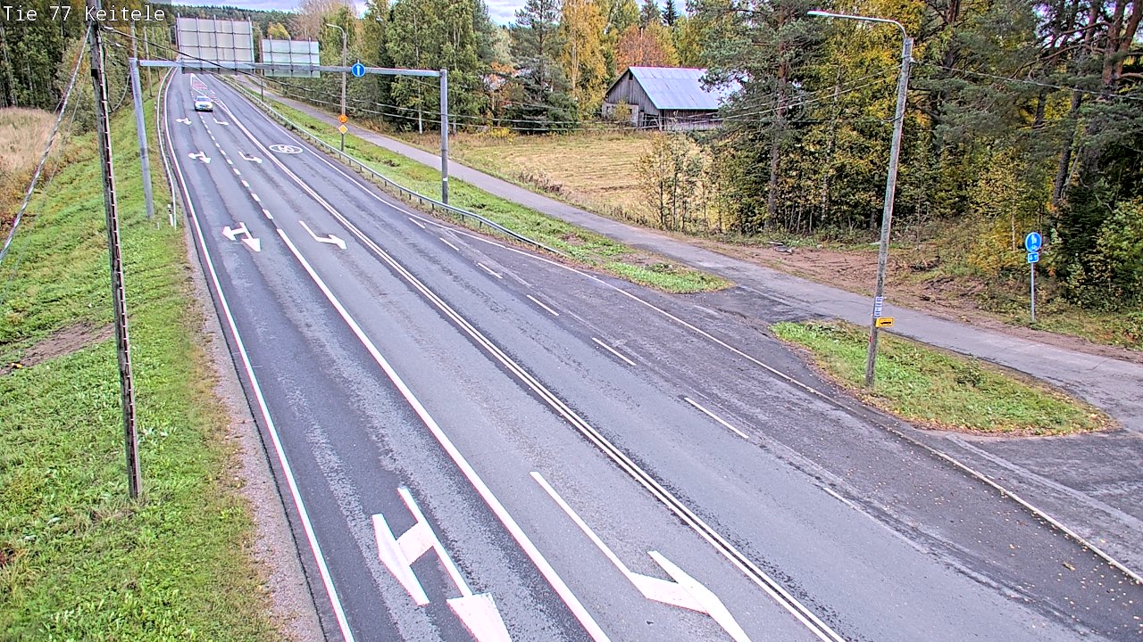 Weather Camera Image Road 77 Keitele, Keitele, Pohjois-Savo