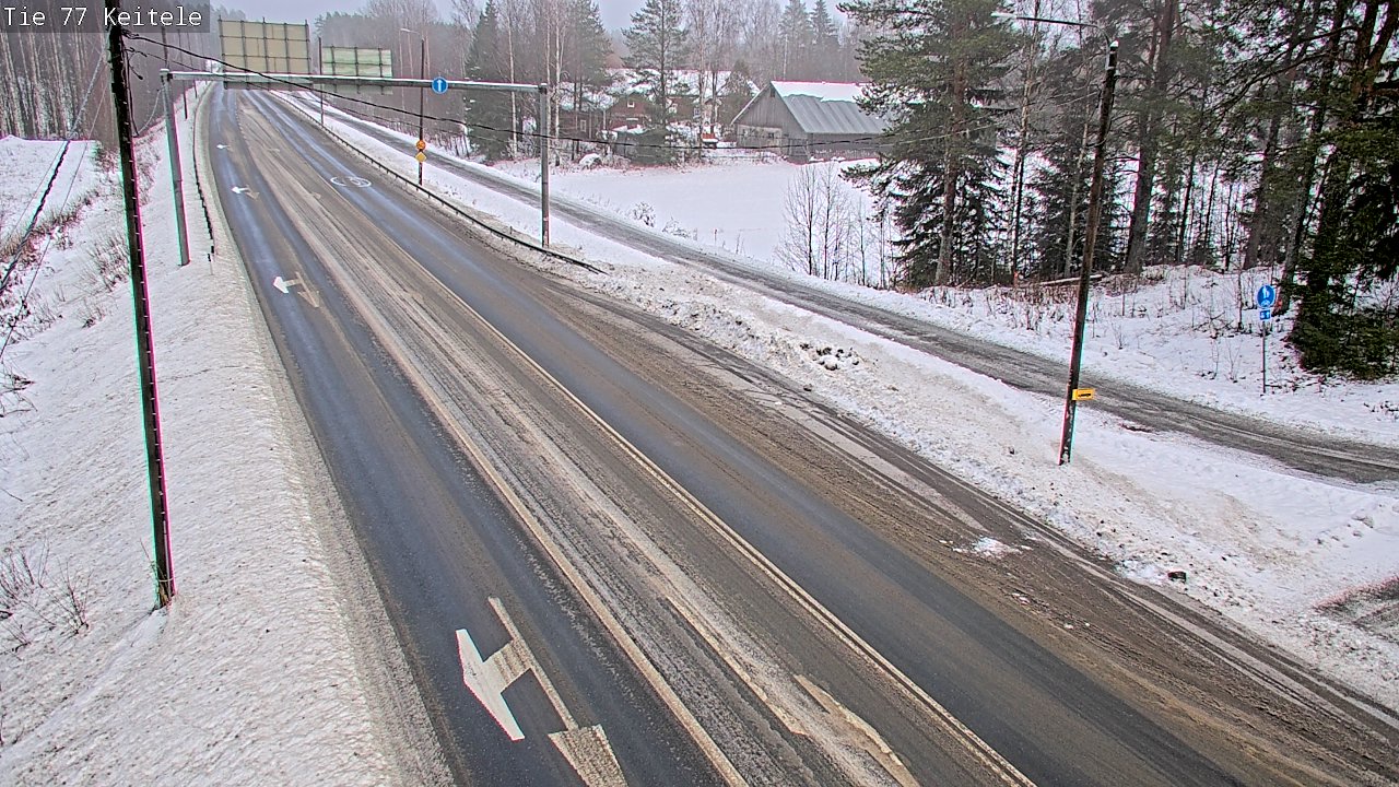 Weather Camera Image Väg 77 Keitele, Keitele, Pohjois-Savo