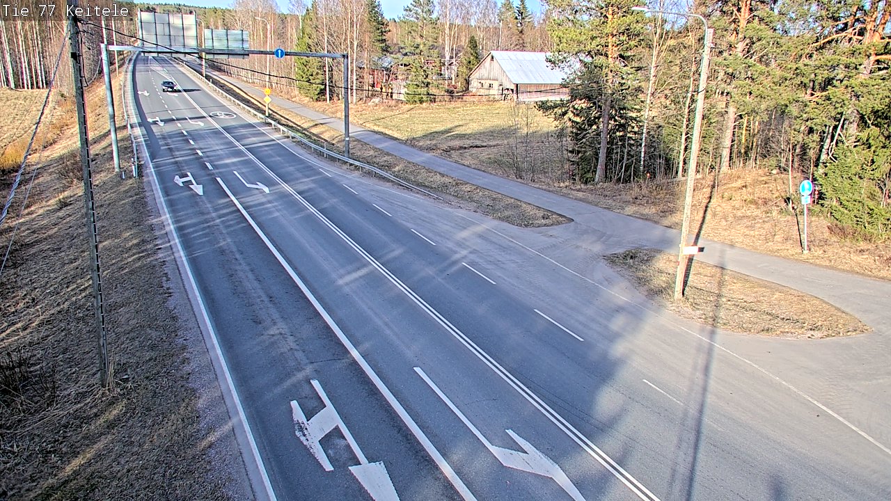 Weather Camera Image Väg 77 Keitele, Keitele, Pohjois-Savo