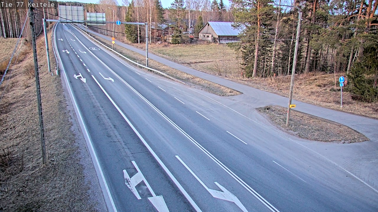 Weather Camera Image Väg 77 Keitele, Keitele, Pohjois-Savo