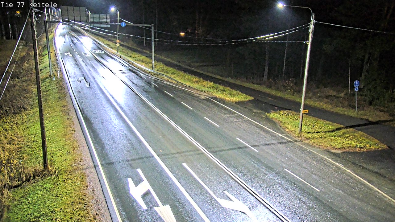 Weather Camera Image Väg 77 Keitele, Keitele, Pohjois-Savo