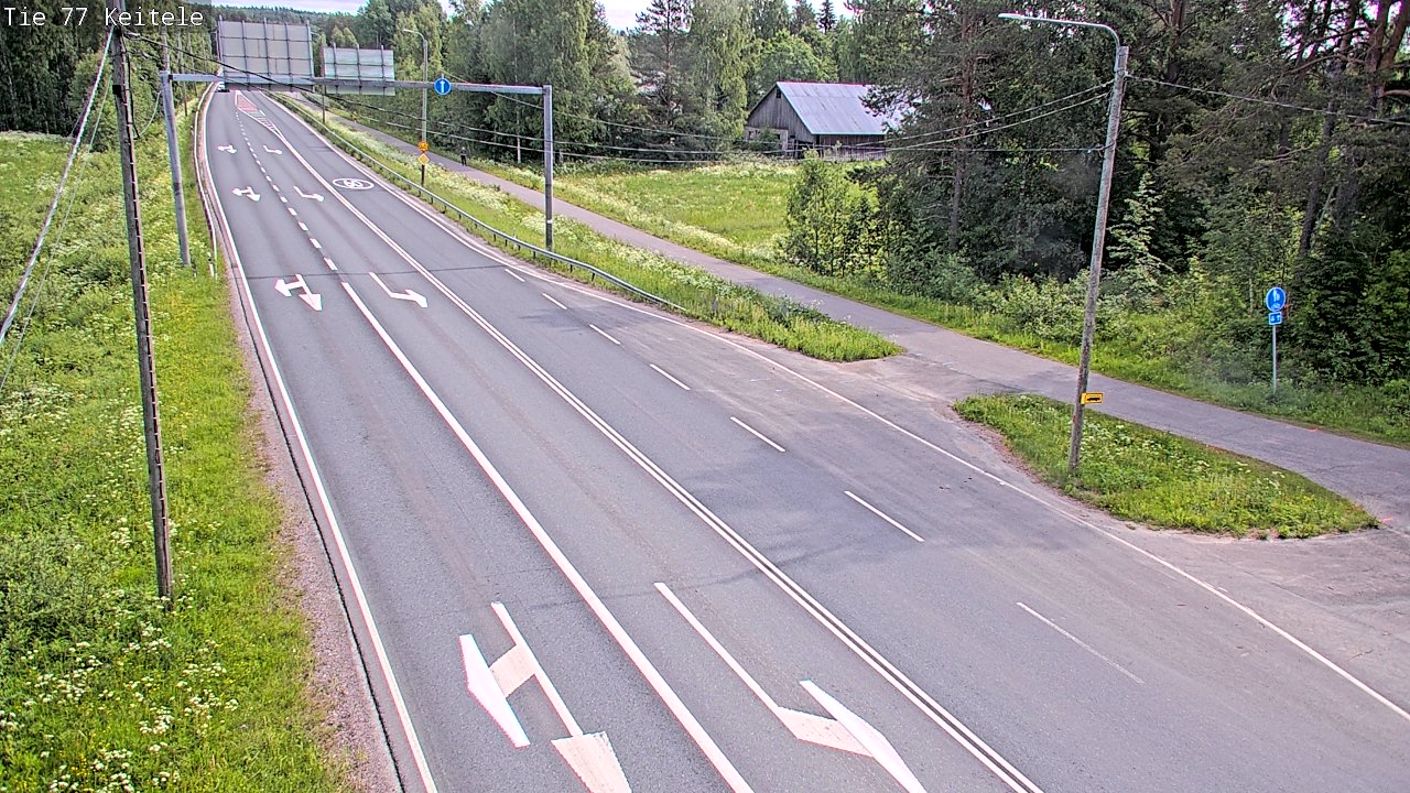 Kelikamerat Kuva Tie 77 Keitele, Keitele, Pohjois-Savo