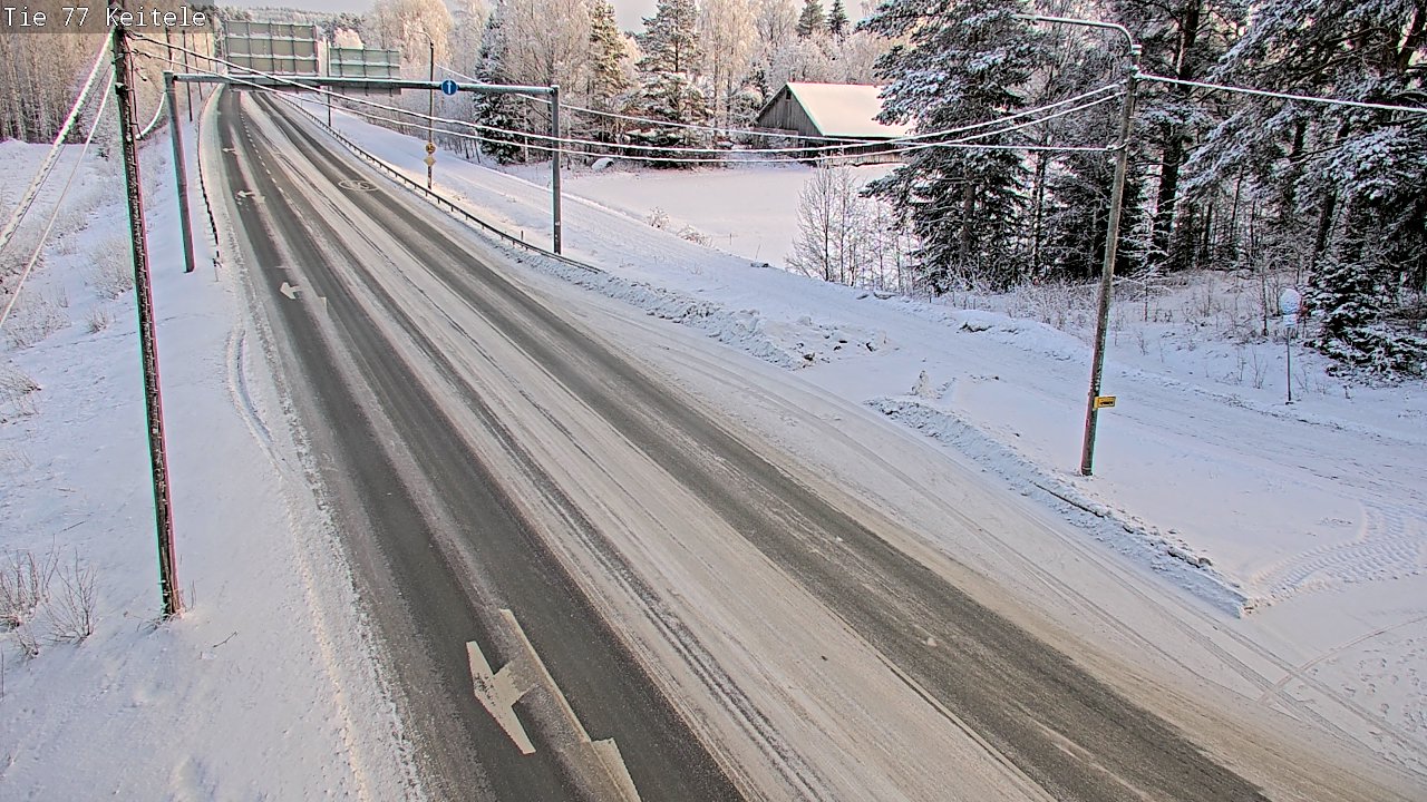 Weather Camera Image Väg 77 Keitele, Keitele, Pohjois-Savo