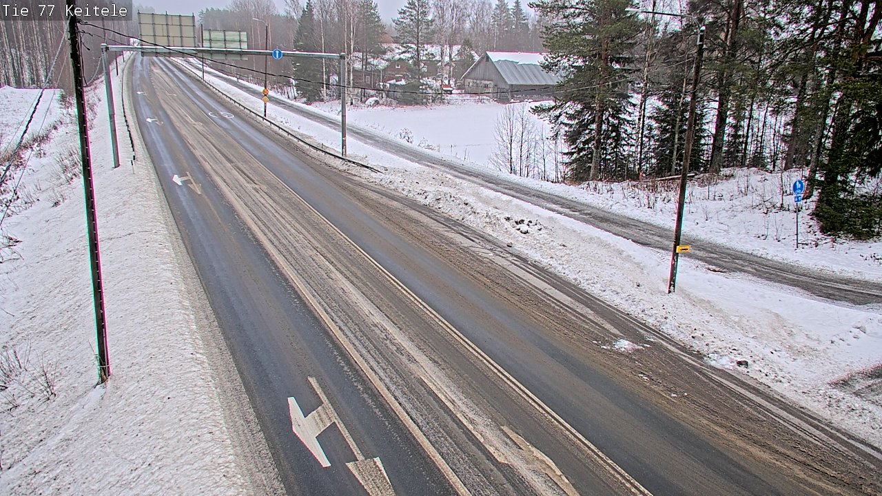 Weather Camera Image Väg 77 Keitele, Keitele, Pohjois-Savo