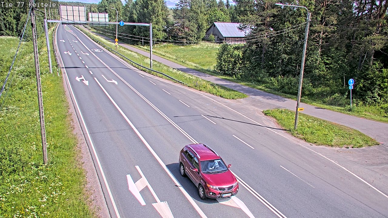 Kelikamerat Kuva Tie 77 Keitele, Keitele, Pohjois-Savo