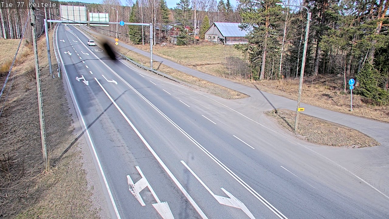 Weather Camera Image Väg 77 Keitele, Keitele, Pohjois-Savo