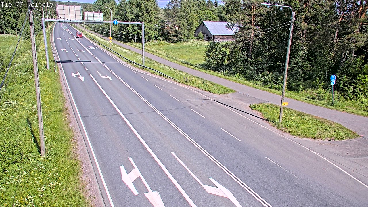 Kelikamerat Kuva Tie 77 Keitele, Keitele, Pohjois-Savo