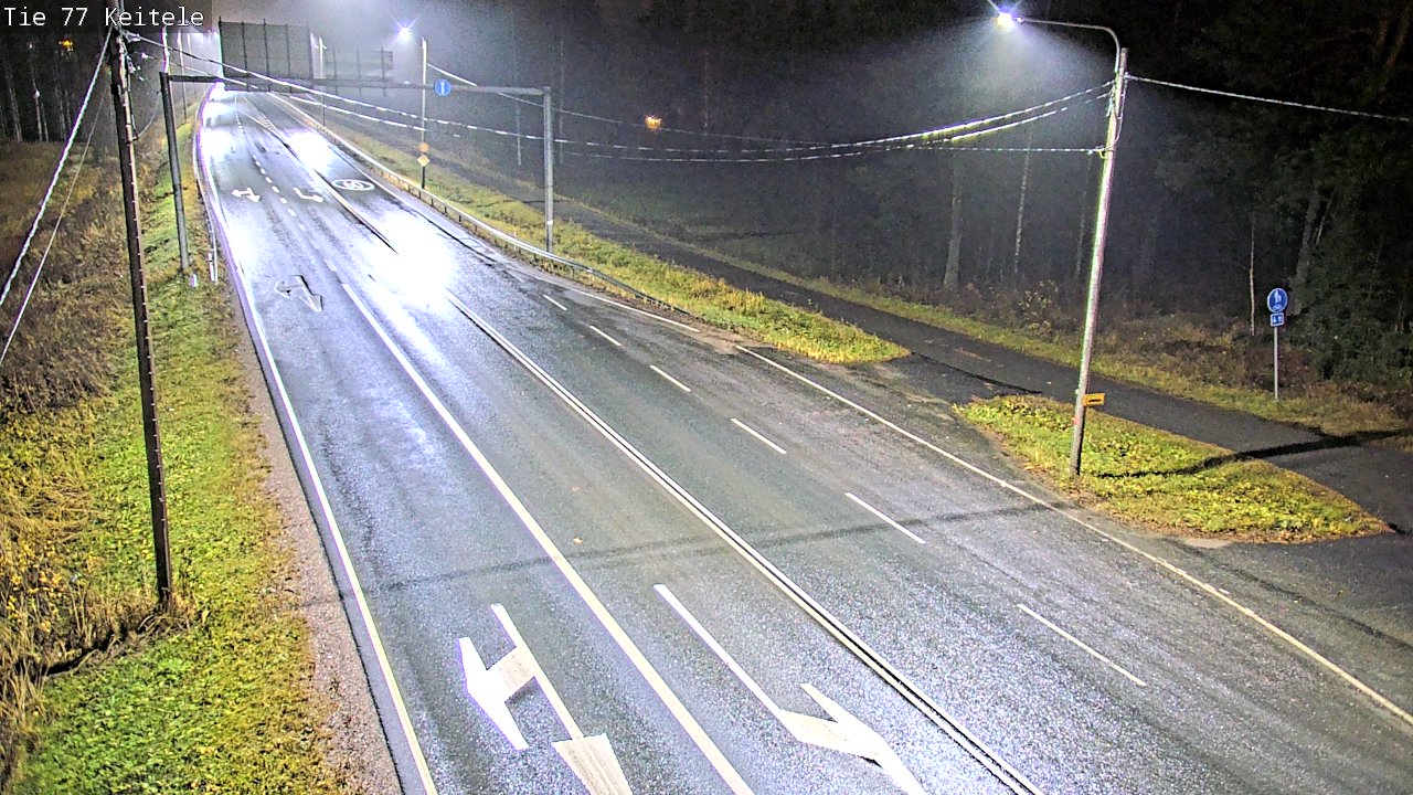 Weather Camera Image Road 77 Keitele, Keitele, Pohjois-Savo