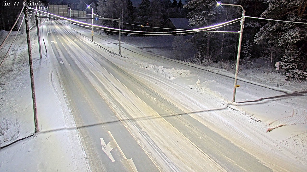 Weather Camera Image Road 77 Keitele, Keitele, Pohjois-Savo